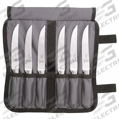 MERCER CUTLERY Knife Set: 6 Implements, Steel, 5 in Blade Lg, NSF Certified (MPN M21920) - Furnishings, Appliances and Hospitality