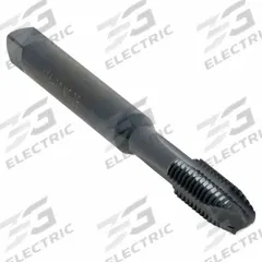 CLEVELAND Spiral Point Tap: 1/4"-20 UNC, 2B, 3 Flute, Plug Chamfer, Black Oxide Cobalt (MPN C96114)