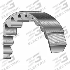 BANDO Cogged V-Belt: VC6X320, 12.6 in Outside Lg, 15/64 in Top Wd, 5/32 in Thick, Polyester. Key specifications — Industry Number: VC6X320.