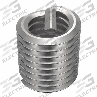 HELI-COIL Helical Insert: Tanged Tang Style, Free-Running, M8-1.25 Thread Size, Plain - Free-Running Tanged Helical Inserts
