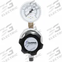 HARRIS High Purity Gas Regulator: Single Stage, 1/4" NPT F Inlet, 1/4" NPT F Outlet, 250 psig (MPN 703250000D). Key specifications — Brand: HARRIS; Manufacturer Part Number: 703250000D; Diaphragm Material: Stainless Steel; Outlet Connection: 1/4" NPT F; Inlet Connection: 1/4" NPT F.