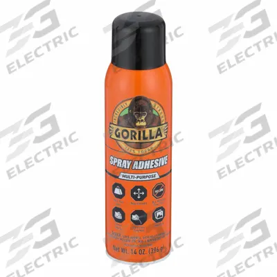GORILLA Spray Adhesive: Gen Purpose Bonding & Repair, 14 fl oz, Aerosol Can - General Purpose Spray Adhesives