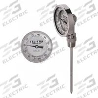 TEL-TRU Dial Thermometer: 50°F to 500°F, +/- 1% Accuracy, 4 in Stem Lg, Fahrenheit (MPN BC550R-0464). Key specifications — Temperature Units: Fahrenheit; Accuracy: +/- 1%; Brand: TEL-TRU.