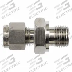BRENNAN INDUSTRIES Compression Fitting Straight: 1/2 in OD x 1/2 in Pipe Fitting Size (MPN NS7013-08-08-SS). Key specifications — Compatible Fitting Brands: Parker CPI; Brand: BRENNAN INDUSTRIES.
