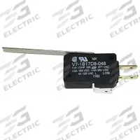 HONEYWELL Miniature Snap Action Switch: Lever Actuator, 1NO/1NC, Quick Connect (MPN V7-1B17D8-048). Key specifications — AC Contact Rating: 11 A @ 277 V; Electrical Connection: Quick Connect; Series: V7; Brand: HONEYWELL.