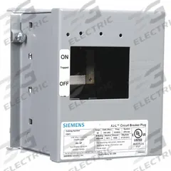 SIEMENS Bus Plug Enclosure: 60 A Amps, 120/240V AC, XQ, Siemens XJ-L Busway, 3 Phase, 4 Wire (MPN US2:BPJA6GE). Key specifications — attr211120: SIEMENS; attr195653: 120/240V AC; attr195654: XQ; attr195656: Siemens XJ-L Busway.
