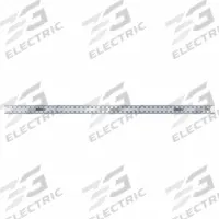JOHNSON LEVEL Straight Edge: J48, 48 in, 0.13 in Thick, 1/16 in, Anodized, Black, Semi-Flex, Matte. Key specifications — attr939978: 1/16 in; attr934745: JOHNSON LEVEL; attr944508: Horizontal; attr944509: Anodized; attr939993: Decimal; attr986193: Printed.
