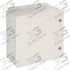 HOFFMAN Enclosure: Steel, 12 in x 12 in x 6 in, NEMA 12/4, Solid Cover, Hinged (MPN A1212CHFL). Key specifications — Closure Method: 1/4-Turn Latch; Brand: HOFFMAN; Knockouts: Not Included.