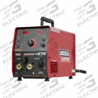 LINCOLN ELECTRIC Stick Welder: Invertec V276, DC, Dinse-Style, Power Source Only (MPN K4868-2). Key specifications — Input Frequency: 50/60 Hz; Maximum Amperage (Stick): 275 A; Phase: Single-/Three-Phase; Cable Connection Type: Dinse-Style; Input Voltage (Nominal) (Merch - Table Column, Filters): 240V.