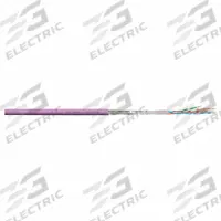 CHAINFLEX Bus Cable: (1) Pr 20 AWG (0.25), PUR, Order by the Foot, CAN-Bus, Red (MPN CFBUS-PUR-021). Key specifications — Bus System: CAN-Bus; Conductor Grouping: (1) Pair 20 AWG; Minimum Bend Radius Factor - Fixed: 7 x OD; Minimum Bend Radius Factor - Flexible: 10 x OD; Shielding: Shielded; Brand: CHAINFLEX.