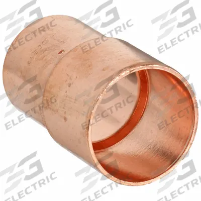 NIBCO Sweat Fitting Coupling: 1 in CTS x 3/4 in CTS, FTG x FTG, Wrot Copper (MPN 600-2 1X3/4) - Wrot Copper Tube Fittings