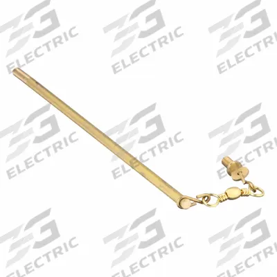 APPROVED VENDOR Nuzzle Assembly: Float Rod Nuzzle Assembly, Brass, 1/4 in x 10 in Rod Size - Rod & Chain Assemblies for Float Valves