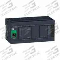 SCHNEIDER ELECTRIC Logic Controller: (12) Relay/(4) Fast Output/(4) Transistor Out (MPN TM241CE40R). Key specifications — Manufacturer Part Number: TM241CE40R; Power Required: 24V DC; Product Type: Logic Controller; Series: Modicon M241; Number and Type of Outputs: (12) Relay.