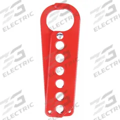 HOFFMAN Safety Lockout: To Lock Enclosure, Steel (MPN ASL6). Key specifications — Finish: Powder Coated; Brand: HOFFMAN; Accessory Type: Safety Lockout; Application: To Lock Enclosure; Features: Manufactured with Six Station Holes; Material: Steel.
