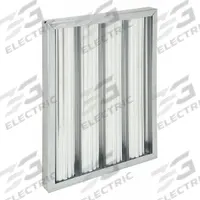 GRAINGER Grease Filter: 25 in x 20 in x 2 in, Galvanized Steel, Baffle (MPN 5C109). Key specifications — Brand: GRAINGER; Media Material: Galvanized Steel; Frame or Header Material: Galvanized Steel; Air Filter Construction: Baffle; Air Filter Item: Grease Filter.