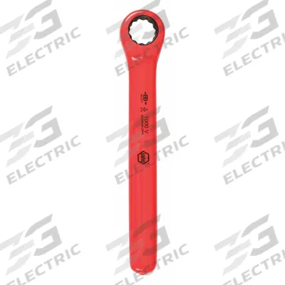 WIHA Box End Wrench: Alloy Steel, Chrome, 7/16 in Head Size, 5 1/2 in Overall Lg - SAE, Single End, 12-Point, Ratcheting Box End Wrenches