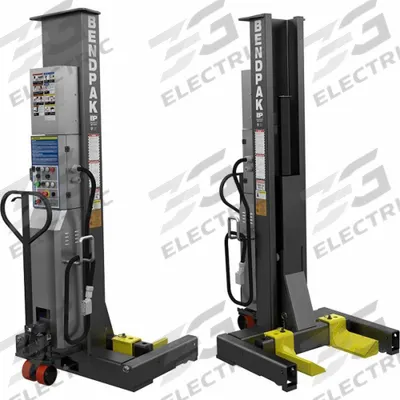 BENDPAK Vehicle Lift: 36,000 lb Load Capacity, 71 1/2 in Max Lift Ht, 1 in Min Lift Ht - Mobile Column Lifts