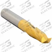 APPROVED VENDOR Square End Mill: Carbide, TiN Coated, 2 Flute, 15/32" Mill Dia, 1" LOC, 3" OAL (MPN 204-001197)