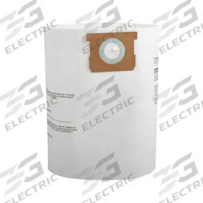 DAYTON Vacuum Bag: Dayton, MV-1300-0GEV, Dry, Paper, 2-Ply, Std - Shop Vacuum Bags