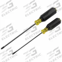 KLEIN TOOLS Screwdriver Set: 1-10 Pieces, 2 Pieces, Keystone/Phillips Tip, #2/3/16 in Tip Size (MPN 85742). Key specifications — attr1205274: KLEIN TOOLS; attr1205269: #2.