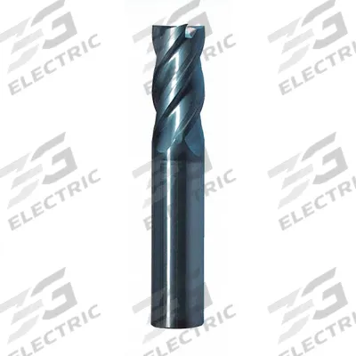 APPROVED VENDOR Corner Radius End Mill: Carbide, nACRo Coated, 4 Flute, 1/4" Mill Dia - Fast-Cutting Carbide Corner-Radius End Mills for Steel & Cast Iron
