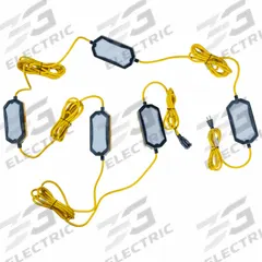 SOUTHWIRE String Light,X Uplight: LED, Corded, String Light, 50 ft Power Cord Lg, 120V AC, Built-In (MPN 71X4SW). Key specifications — attr564215: Straight Blade; attr564191: Plastic; attr564187: Built-In; attr564159: SOUTHWIRE; attr564165: SJTW; attr564166: 16 AWG; attr564190: String Light; attr564196: LED.