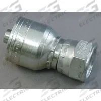 AEROQUIP Hydraulic Crimp Fitting: Steel x Steel, Straight, -20 For Hose Dash Size, Male x Genderless (MPN 1A32DK20). Key specifications — Fitting Gender: Male x Genderless; Fitting Connection Type: Metric x Crimp; Brand: AEROQUIP; Thread Size: M45-2; For Hose Dash Size: -20.