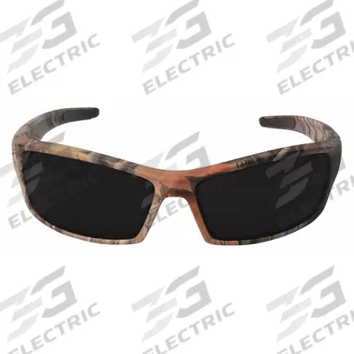 EDGE EYEWEAR Safety Glasses: Gray Lens, Full-Frame, Metal Detectable - Padded Comfort-Fit Safety Glasses