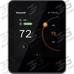 HONEYWELL Smart Thermostat: Heat and Cool, Auto and Manual, 7-Day, Vertical, Rectangle, Touch Screen (MPN TC500). Key specifications — Application: Heat and Cool; Stages: 3H/3C Conventional; Programming Capability: 7-Day; Shape: Rectangle; Terminal Designations: RS485; Changeover Type: Automatic and Manual; Brand: HONEYWELL; Mounting Direction: Vertical.