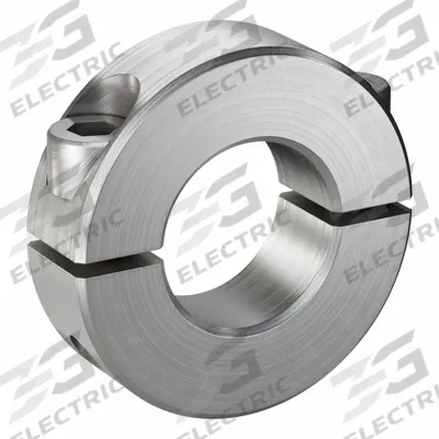 RULAND MANUFACTURING Shaft Collar: 2-Piece, Inch, Round, Clamp-On, 13/16 in Bore Dia - Stainless Steel Shaft Collars