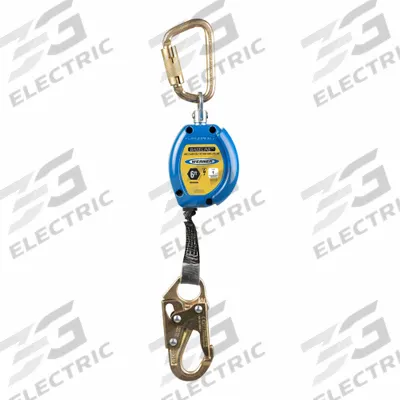 WERNER Self-Retracting Lifelines: Steel Snap Hook Anchor, Harness Steel Carabiner - Arc-Flash Rated Personal SRLs