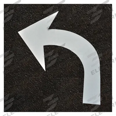 3M Pavement Tape Symbols & Legends: Pressure Sensitive Adhesive, 2 5/8 yd Lg - Pavement Symbols & Legends Tape