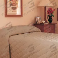 MARTEX Bedspread: Twin Fits Mattress Size, 102 in Overall Lg, 71 in Overall Wd, Khaki, Quilted (MPN MAINSPREAD KHAKI). Key specifications — Color: Khaki; Fabric Material: Cotton/Polyester Blend; Fabric Pattern: Solid; Fiberfill Material: Polyester; Stitching Pattern: Quilted; Brand: MARTEX.