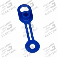 TRICO Color Coded Grease Zerk Caps: 1/4"-28 Thread Size, Blue, Plastic (MPN 37023). Key specifications — Brand: TRICO; Material: Plastic; Thread Size: 1/4"-28.