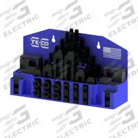 TE-CO Machine Clamping Kit: For 5/8 in T-Slot, 1/2"-13 Stud, 54 Pc (MPN 20402PL). Key specifications — Brand: TE-CO; Includes Studs: (4) 5 in.