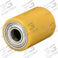 APPROVED VENDOR Caster Wheel: 3 1/4 in Wheel Dia., 4 1/2 in Wheel Wd, Polyurethane, Steel, Std (MPN HTH 83X115/30-114K). Key specifications — Brand: APPROVED VENDOR; Wheel/Tread Color: Yellow.