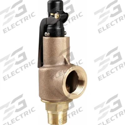 AQUATROL Safety Relief Valve: MNPT x FNPT, 1/2 in x 3/4 in, Bronze - ASME Section VIII & XIII Air, Inert Gas & Liquids Pressure Relief Valves