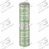 APPROVED VENDOR Open Barrel Splice: 1 AWG Wire Size, Green Code, 2.02 in, Copper Barrel, 37 Die (MPN 22EZ34). Key specifications — Die Code: 37; Brand: APPROVED VENDOR; Color Code: Green.
