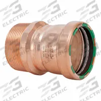 QUICKFITTING SUREPRESS Crimp Adapter: Straight, 2 1/2 in CTS x 2 1/2 in CTS size, Press-fit x MNPT (MPN SPWM77R). Key specifications — Brand: QUICKFITTING SUREPRESS; Series: SurePress®; Broad - Material for Bullet: Copper Or Bronze; Brand - Broad: QUICKFITTING SUREPRESS.