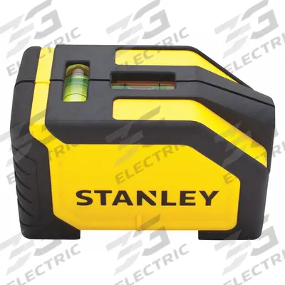 STANLEY Cross Line Laser: 1 Lines and 0 Dots, Red Beam, 0 Planes, ±1/8 in @ 10 ft Accuracy - Single-Line Laser Levels