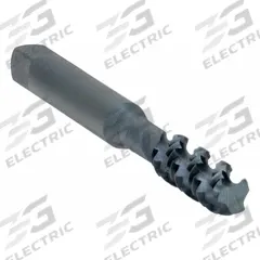 CLEVELAND Spiral Flute Tap: #8-32 UNC, H3 / 2B, 3 Flute, Bottoming Chamfer (MPN C58435)