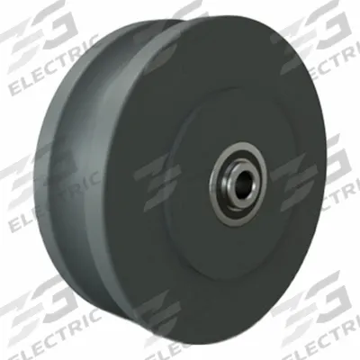 HAMILTON Track Wheel: 6 in Wheel Dia., 2 in Wheel Wd, 1,275 lb Load Capacity - U-Groove Wheels