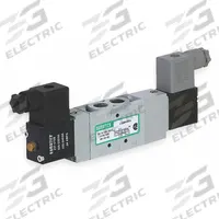 AVENTICS Solenoid Air Control Valve: Series L2, Double Solenoid, Four-Way / Three-Position, Closed (MPN L23BB652O060T40). Key specifications — attr1077526: L23BB652O060T40; attr1077536: Closed; attr1077589: Locking; attr1077598: Solenoid Air Control Valve; attr1077600: Solenoid Return.