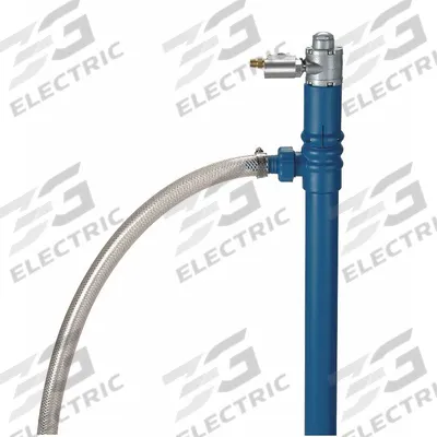 FINISH THOMPSON Air Drum Pump: Pump w/ Discharge Hose & Spout, 22 gpm Max. Flow Rate - Low Viscosity Centrifugal Drum Pumps
