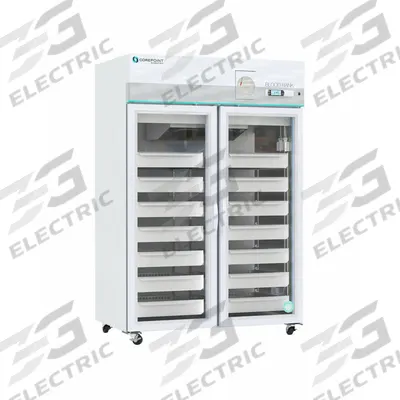COREPOINT SCIENTIFIC Blood Bank Refrigerator: 49 cu ft, Upright, 1°C to 10°C - Blood Bank Refrigerators
