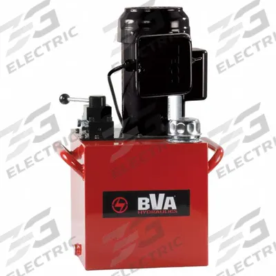BVA HYDRAULICS Hydraulic Pump: 10,000 psi Max. Op Pressure, 476 cu in/min Max. Flow Rate - Corded High-Power Stationary Electric Hydraulic Pump Units