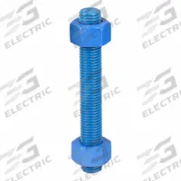 USA FASTENER Fully Threaded Stud: 1"-8 Thread Size, Steel, Grade B7, PTFE Coated, 7 1/2 in Lg, 4 PK (MPN B7-1-7.5). Key specifications — Dimensional Standards: ASTM 193.