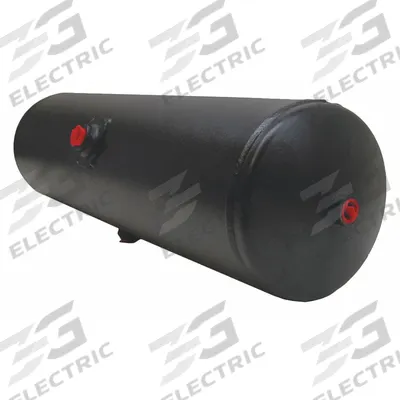 VELVAC Air Tank: 6.16 gal Tank Capacity, 125 psi Max Op Pressure, Horizontal - Vehicle Mounted Air Tanks