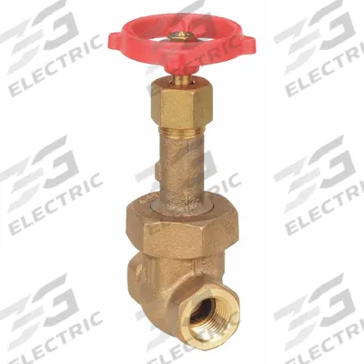 MILWAUKEE VALVE Gate Valve: 1/2 in, Bronze, Rising, FNPT x FNPT - Rising Stem Bronze General Purpose Gate Valves