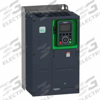 SCHNEIDER Variable Frequency Drive: In Phase Three, Out Phase Three, 25 hp, IP21, No Bypass, Compact (MPN ATV930D18Y6). Key specifications — Style: Compact; Color: Black/Green; Output Phase: Three.